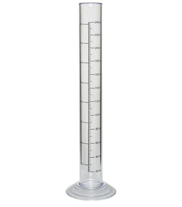 Hydrometer Test Jar – 12″ Plastic – Kettle to Keg Brewing Supplies