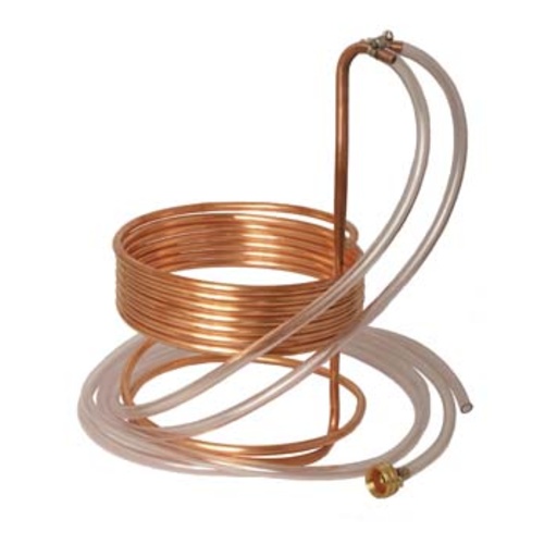 Immersion Wort Chiller 25' X 3/8" with Tubing