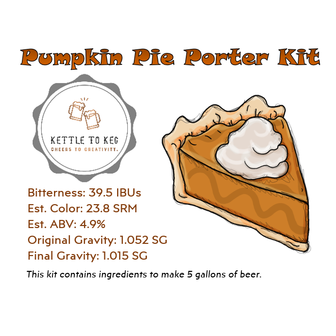 Kettle to Keg Pumpkin Pie Porter Ingredient Kit