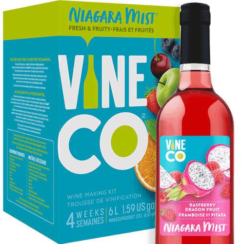 Raspberry Dragon Fruit Wine Making Kit – VineCo Niagara Mist™