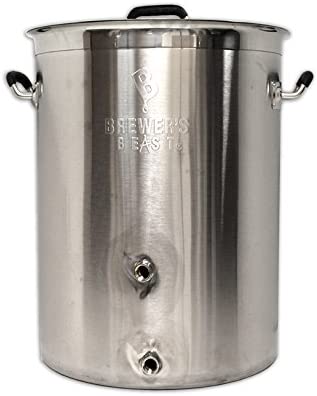 8 Gallon Brewer's BeAst Brew Kettle with 2 Ports