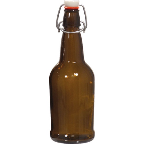 Swing Top / Flip Top 16oz Amber Bottles