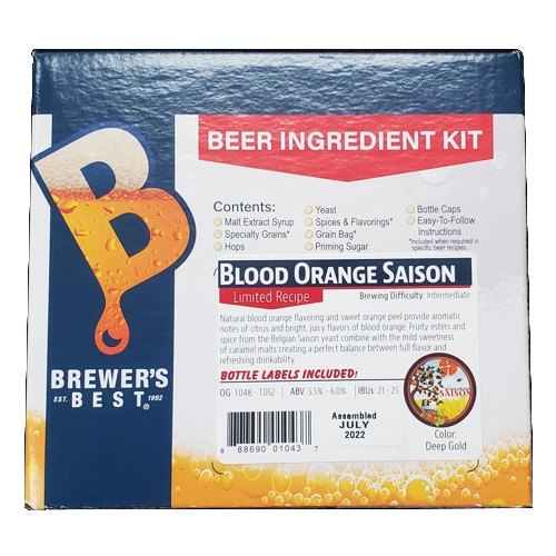 Brewer’s Best® Blood Orange Saison Ingredient Kit (Limited)