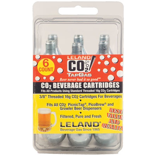 16g CO2 Cartridges (Threaded) - 10 Pack