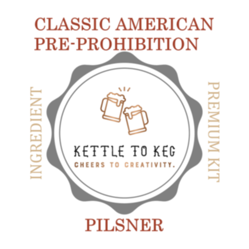 American Pilsner (Pre-Prohibition) – K2K Premium Beer Ingredient Kit (5 Gallons)