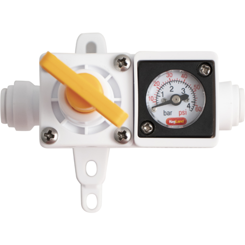 Duotight In-Line Regulator with Gage