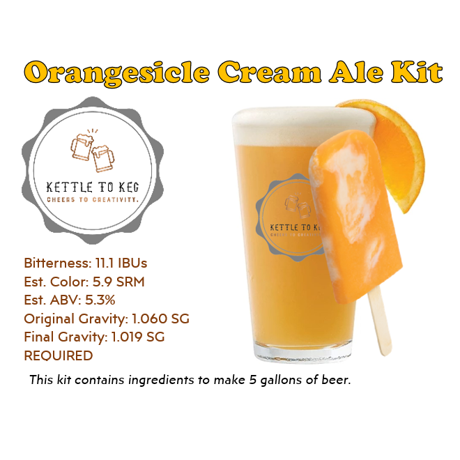 Kettle to Keg Orangesicle Cream Ale Ingredient Kit