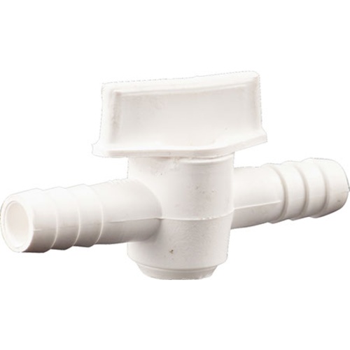 Ball Valve, 3/8" Plastic – Barbed In-Line