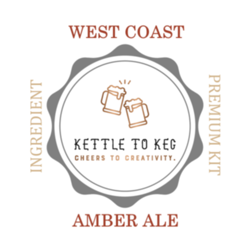 West Coast Amber Ale – K2K Premium Beer Ingredient Kit (5 Gallons)