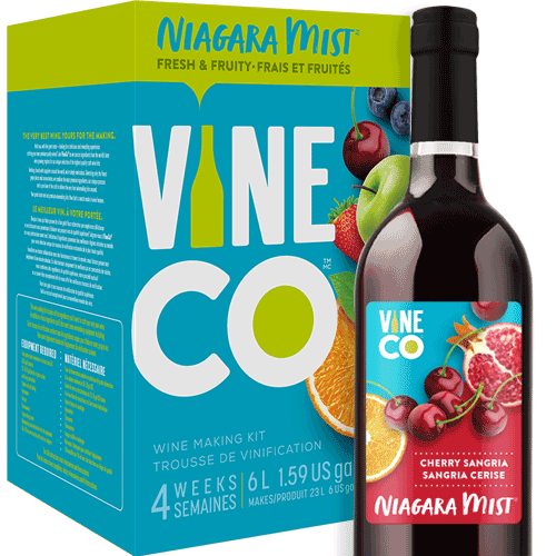 Cherry Sangria Wine Making Kit – VineCo Niagara Mist™