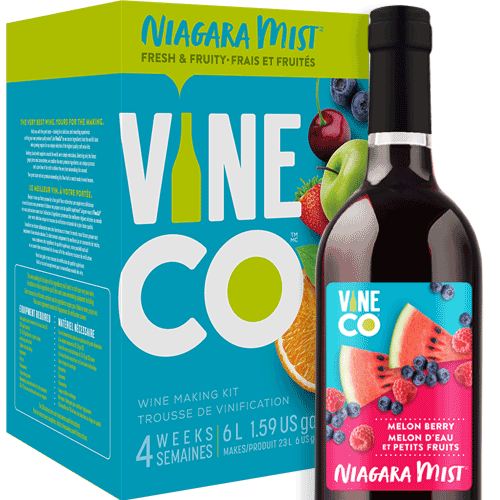 Melon Berry Wine Making Kit – VineCo Niagara Mist™