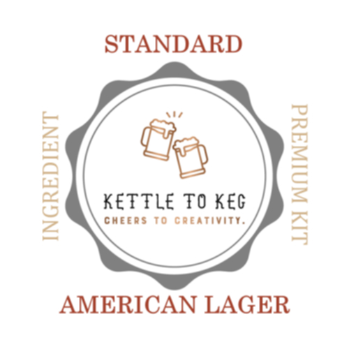Standard American Lager – K2K Premium Beer Ingredient Kit (5 Gallons)