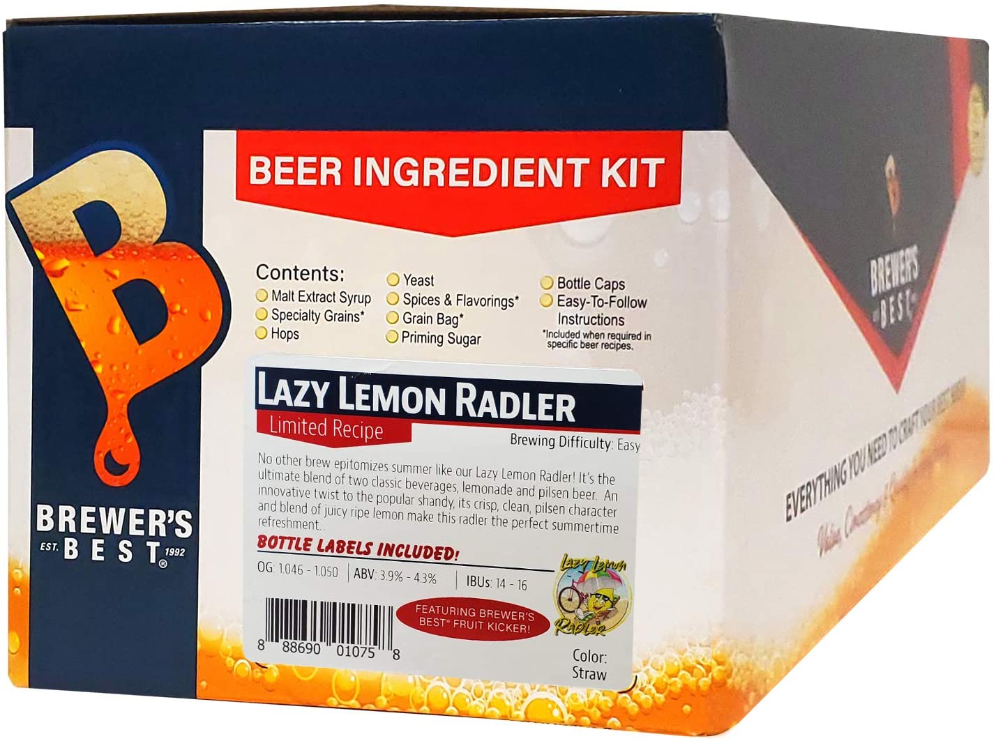 Brewer’s Best® Lazy Lemon Radler Ingredient Kit (Limited)