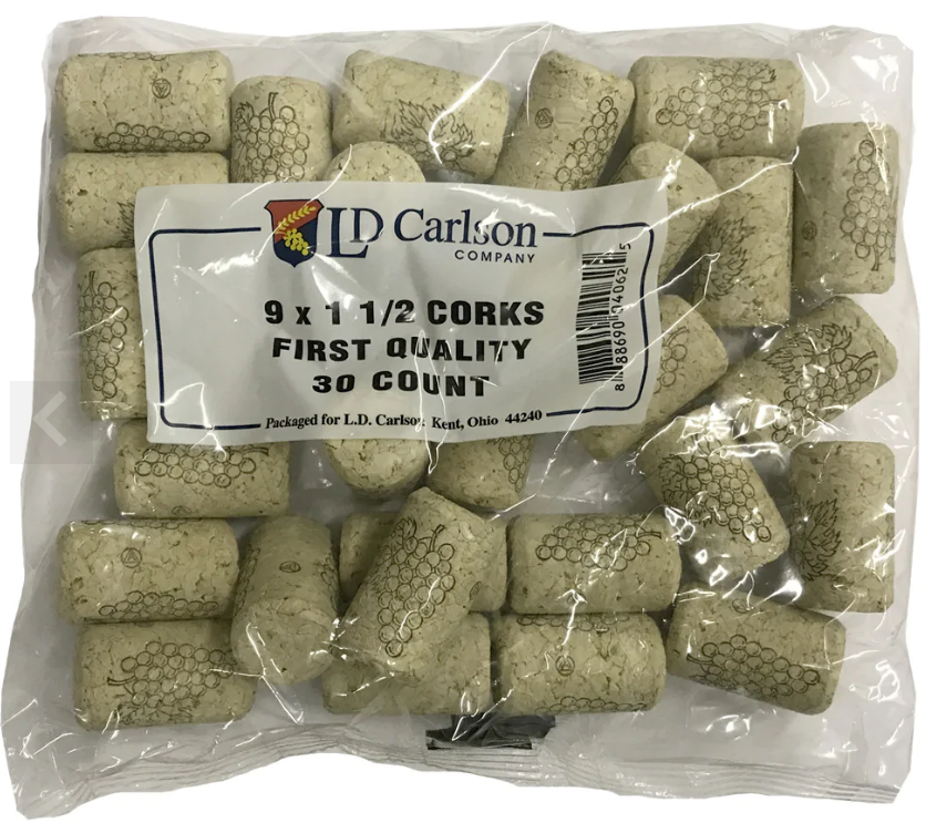 First Quality Wine Corks: #9 X 1 1/2″
