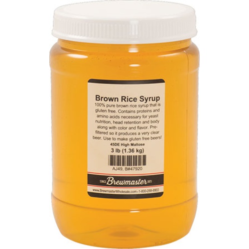 Brown Rice Syrup - 3 lbs