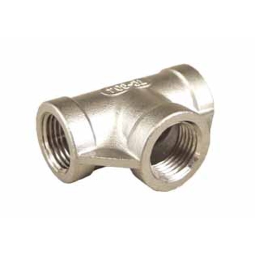 Tee - 1/2" FPT, Stainless Steel