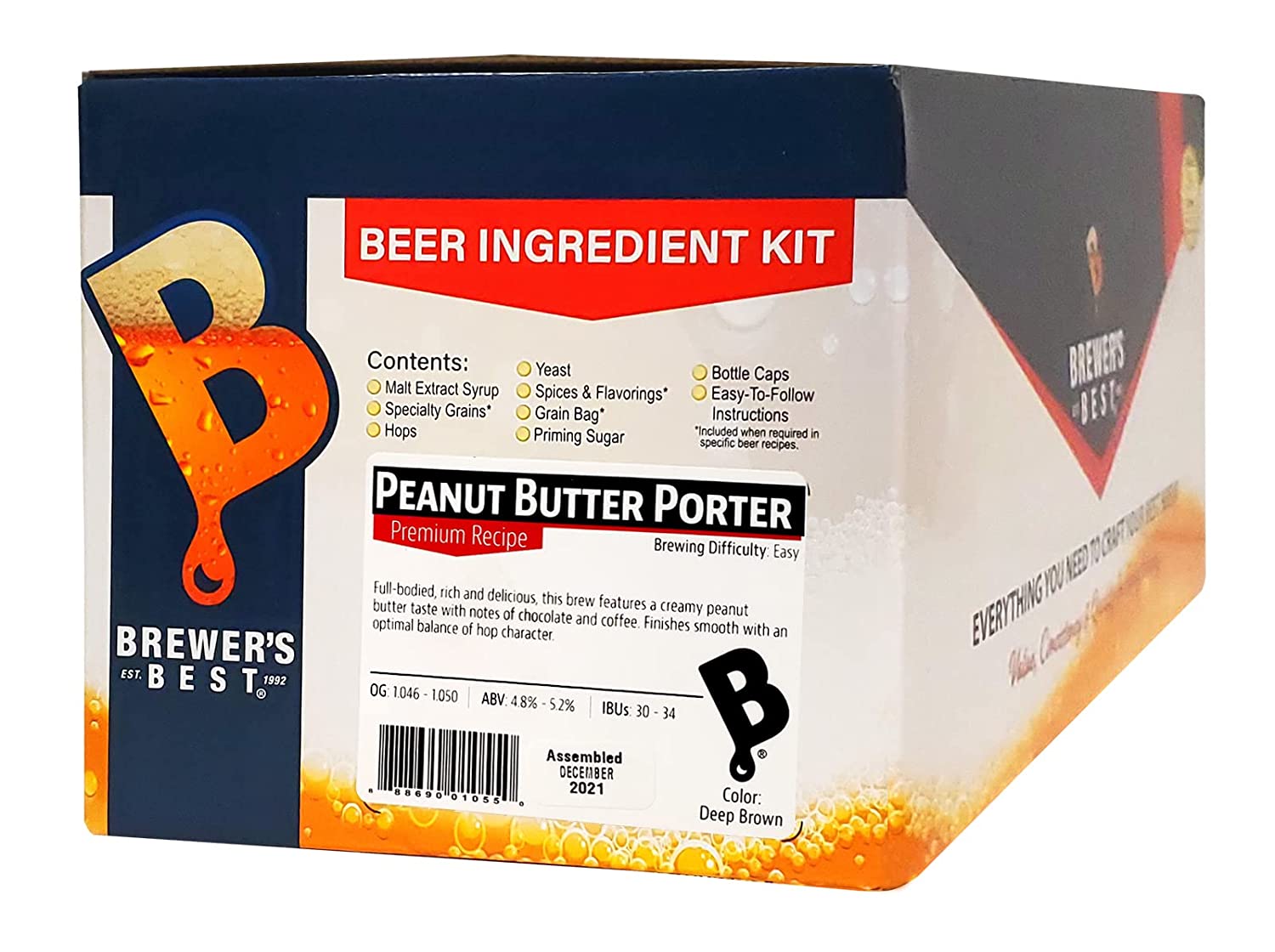 Brewer’s Best® Peanut Butter Porter Ingredient Kit