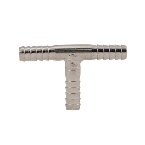 Tee – 1/4″ Barb, Stainless Steel