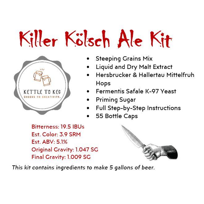 Kettle to Keg Killer Kolsch Ingredient Kit
