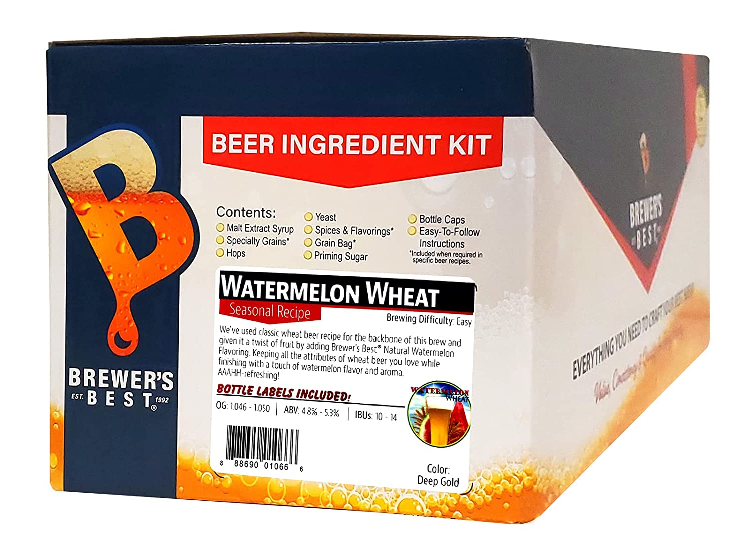 Brewer’s Best® Watermelon Wheat Ingredient Kit (Seasonal)