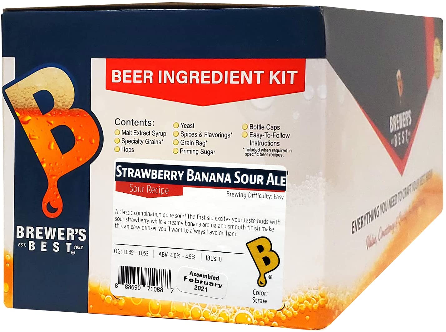 Brewer’s Best® Strawberry Banana Sour Ale Ingredient Kit