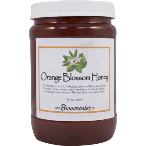 Honey - Orange Blossom - 3 lb Jar