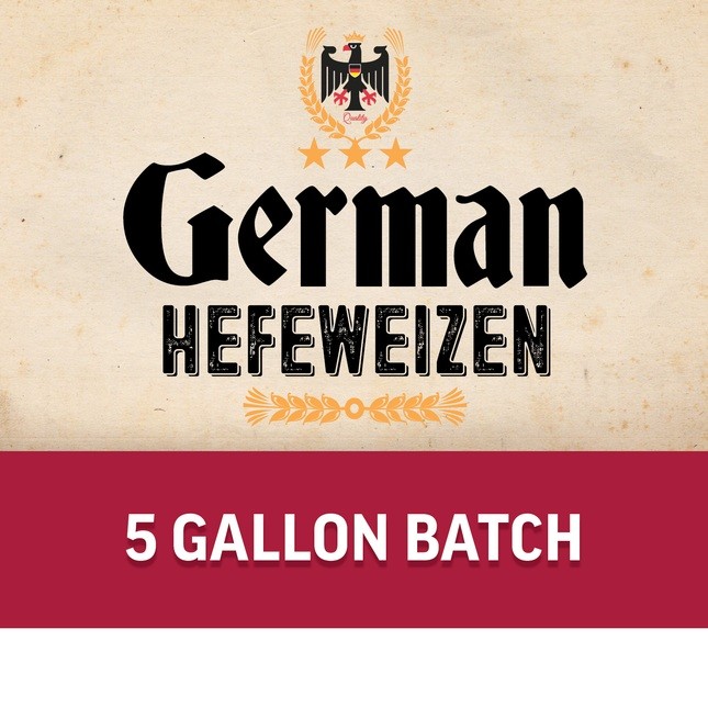 Flash Brewing™ | German Hefeweizen | 5 Gallon Beer Recipe Kit | Just Mix & Ferment