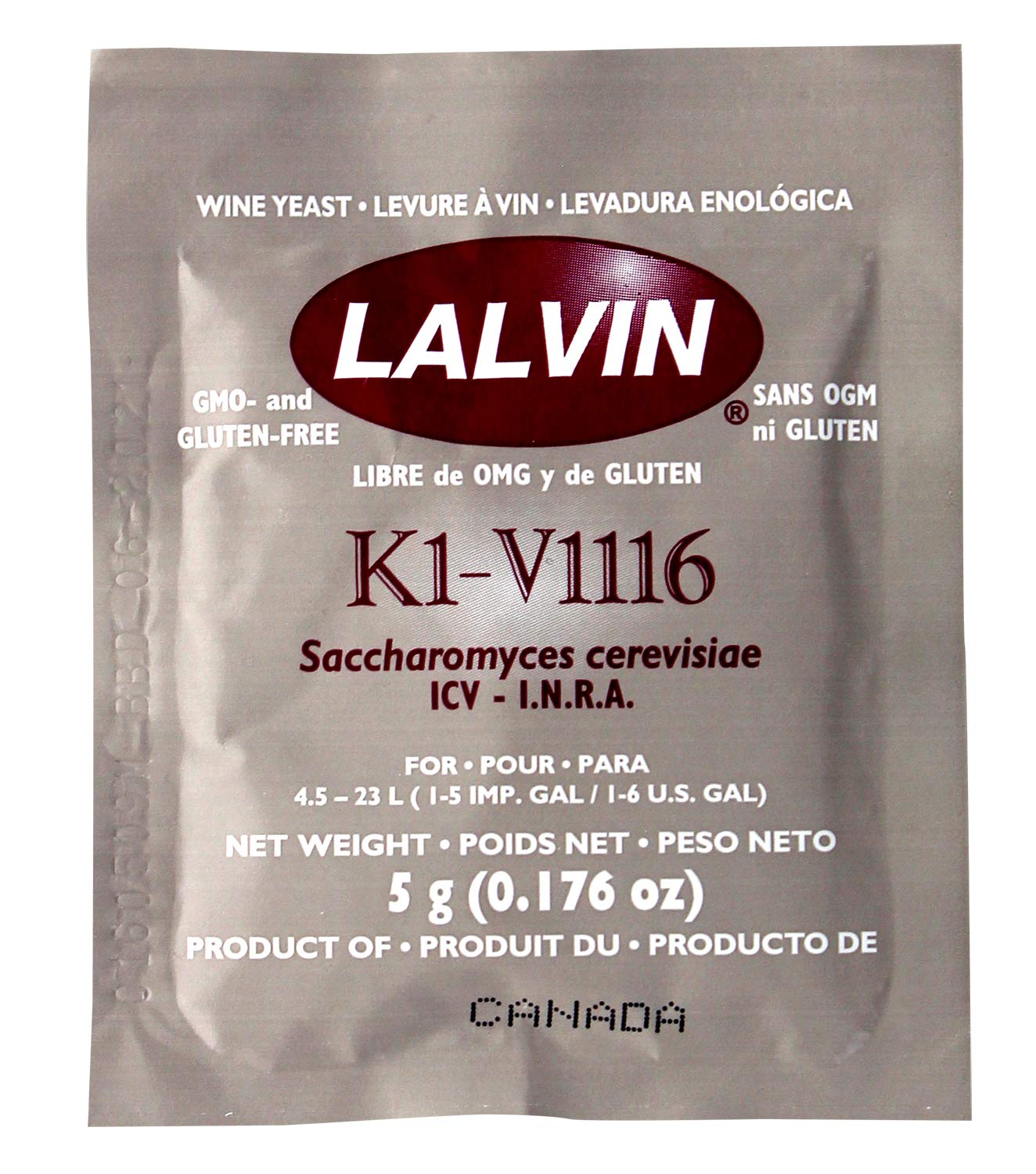 Lalvin – K1-V1116 Dry Yeast 5g