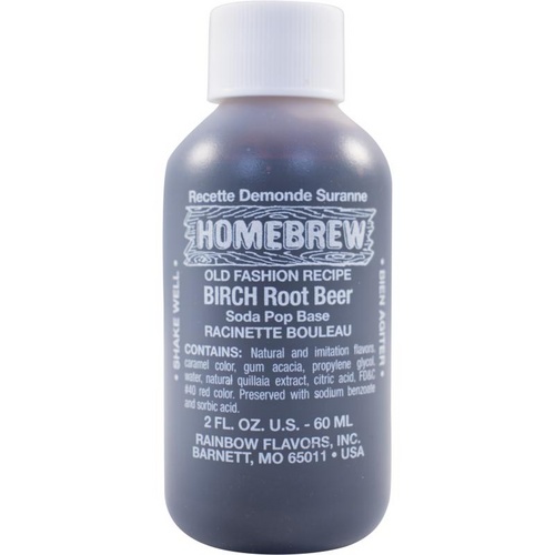 Rainbow Flavors | Birch Root Beer Extract | Old Fashion Recipe | Soda Pop Base