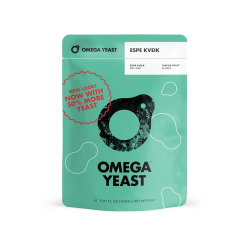 Omega Yeast | OYL-090 Espe Kveik | Beer Yeast | Double Pitch | 225 Billion Cells