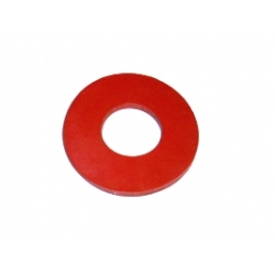 1/2" NPT Large Red Flat Silicone Gasket