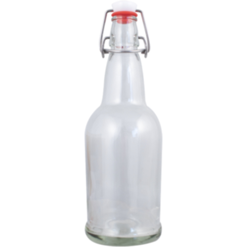 Swing Top / Flip Top 16oz Clear Bottles