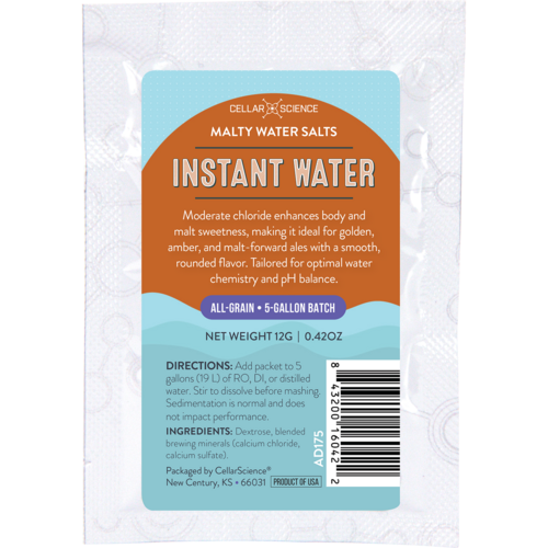 CellarScience® Instant Water™ | Malty Water Salts